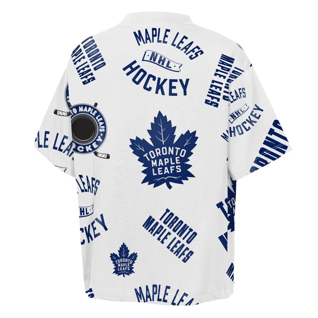 Toronto Maple Leafs Outerstuff Youth Unstoppable Elevated T-Shirt