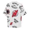 New Jersey Devils Outerstuff Youth Unstoppable Elevated T-Shirt - White - Detail View