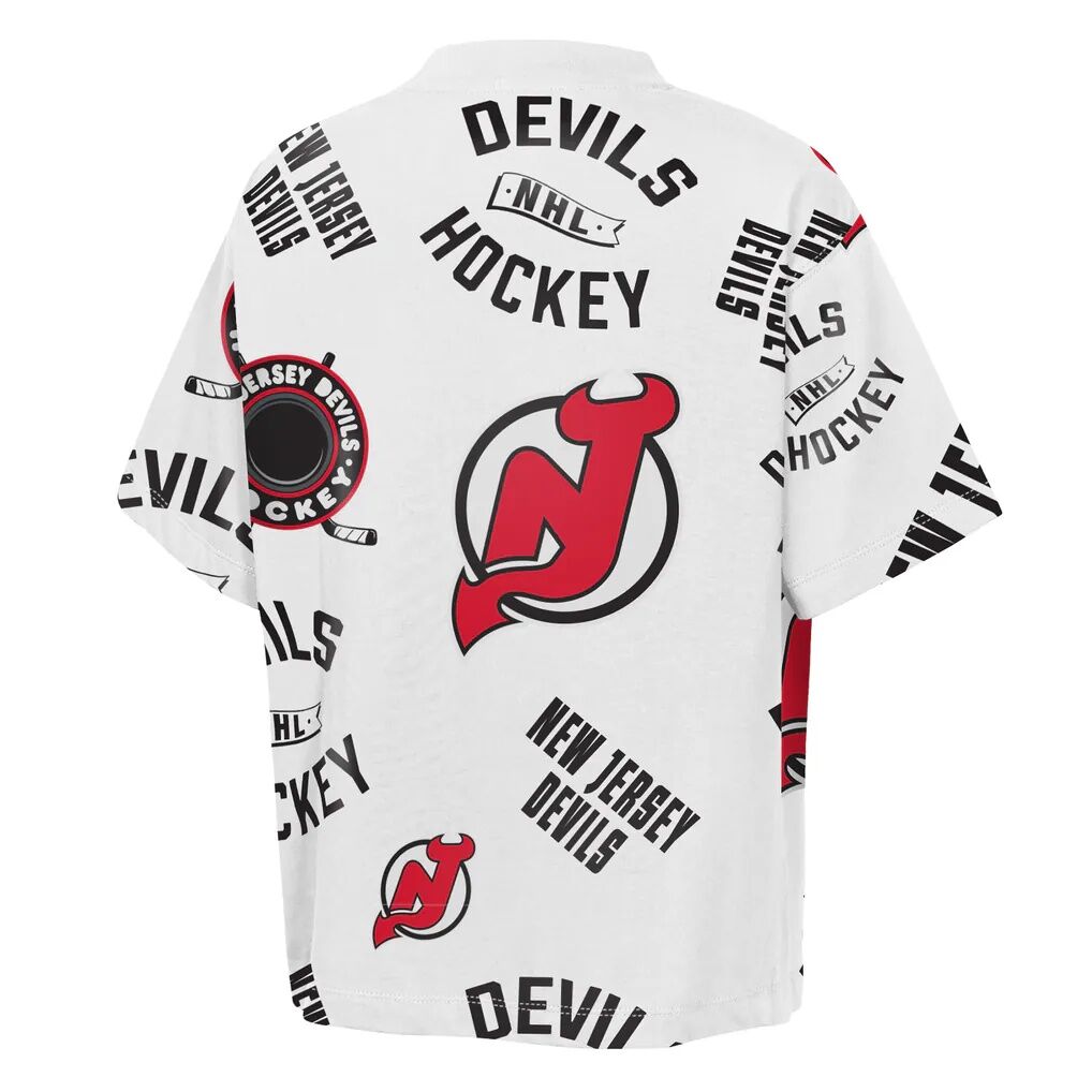 New Jersey Devils Outerstuff Youth Unstoppable Elevated T-Shirt
