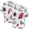 New Jersey Devils Outerstuff Youth Unstoppable Elevated T-Shirt - White - Front View