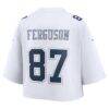Jake Ferguson Dallas Cowboys Nike Women's Cropped Fashion Game Jersey - White - Detail View