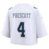 Dak Prescott Dallas Cowboys Nike Women's Cropped Fashion Game Jersey - White - Detail View