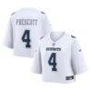 Dak Prescott Dallas Cowboys Nike Women's Cropped Fashion Game Jersey - White - Front View