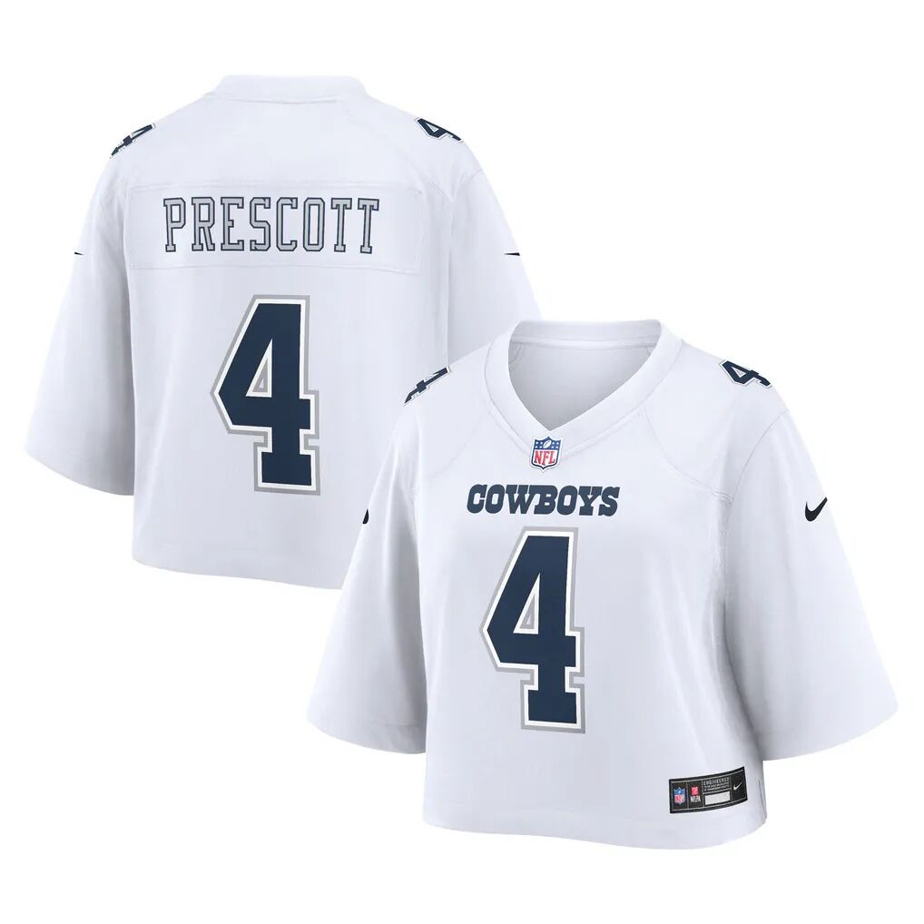 Dak Prescott Dallas Cowboys Nike Women's Cropped Fashion Game Jersey