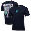 Manchester City Sport Design Sweden Landmark Relaxed T-Shirt - Navy - Front View