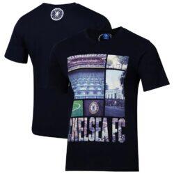 Chelsea Sport Design Sweden Youth Landmark Relaxed T-Shirt - Navy - Front View