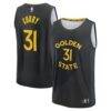 Seth Curry Golden State Warriors Fashion7 Fast Break Replica Player Jersey - Black - Front View
