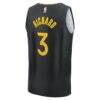 Will Richard Golden State Warriors Fashion7 Fast Break Replica Player Jersey - Black - Detail View