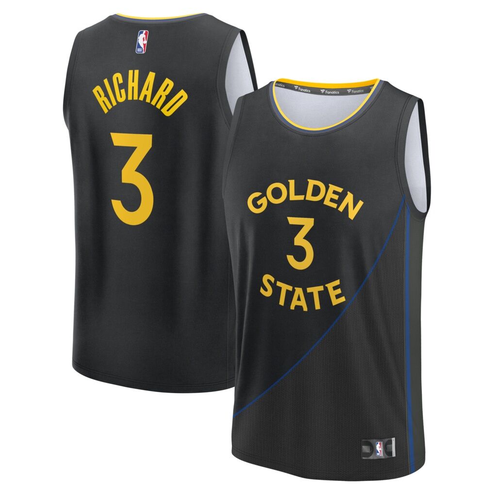 Will Richard Golden State Warriors Fashion7 Fast Break Replica Player Jersey - Statement Edition