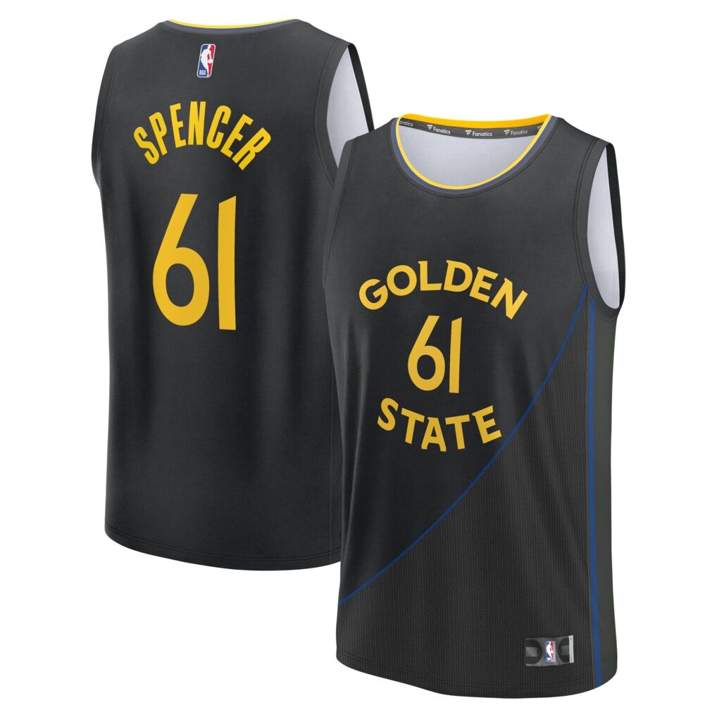 Pat Spencer Golden State Warriors Fashion7 Fast Break Replica Player Jersey - Statement Edition