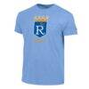 Kansas City Royals Champion Cooperstown Logo Tri-Blend T-Shirt - - Side View