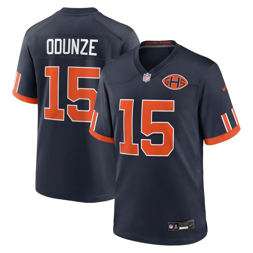 Rome Odunze Chicago Bears Nike 2026 Rivalries Collection Game Jersey