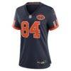 Colston Loveland Chicago Bears Nike Women's 2026 Rivalries Collection Game Jersey - Navy - Side View