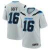 Jared Goff Detroit Lions Nike 2026 Rivalries Collection Game Jersey - Silver - Front View