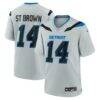 Amon-Ra St. Brown Detroit Lions Nike 2026 Rivalries Collection Game Jersey - Silver - Front View
