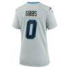 Jahmyr Gibbs Detroit Lions Nike Women's 2026 Rivalries Collection Game Jersey - Silver - Alt2