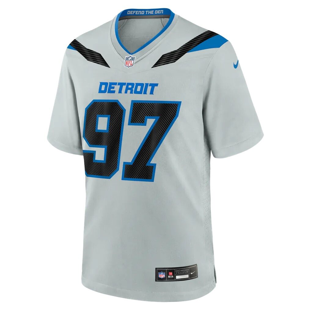Aidan Hutchinson Detroit Lions Nike 2026 Rivalries Collection Game Jersey