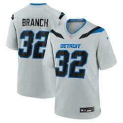 Brian Branch Detroit Lions Nike 2026 Rivalries Collection Game Jersey - Silver - Front View