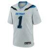 Jameson Williams Detroit Lions Nike 2026 Rivalries Collection Game Jersey - Silver - Alt1
