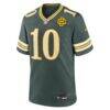 Jordan Love Green Bay Packers Nike 2026 Rivalries Collection Game Jersey - Green - Alt1