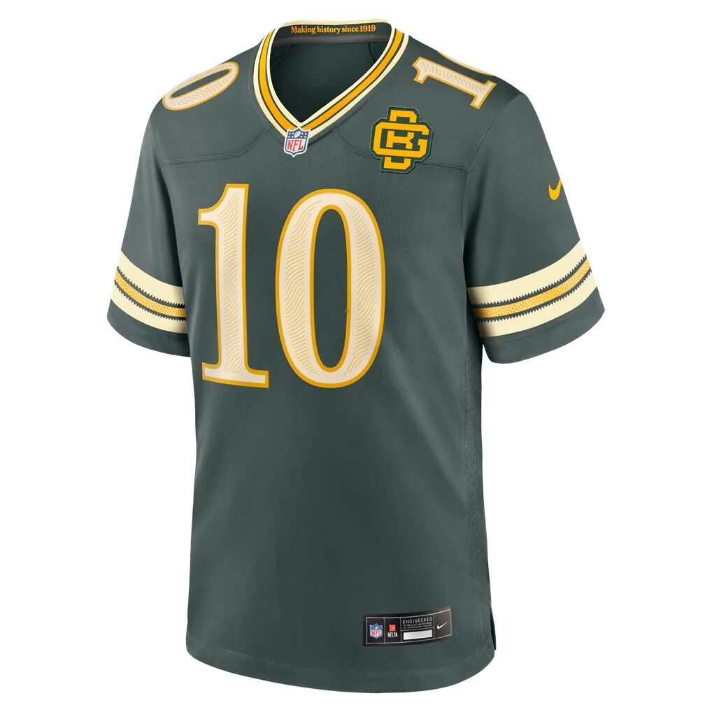 Jordan Love Green Bay Packers Nike 2026 Rivalries Collection Game Jersey