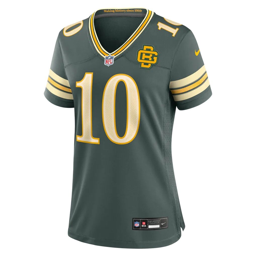 Jordan Love Green Bay Packers Nike Women's 2026 Rivalries Collection Game Jersey