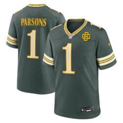 Micah Parsons Green Bay Packers Nike 2026 Rivalries Collection Game Jersey - Green - Front View