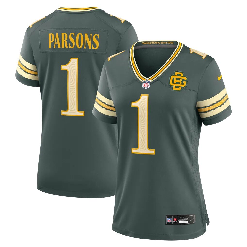Micah Parsons Green Bay Packers Nike Women's 2026 Rivalries Collection Game Jersey