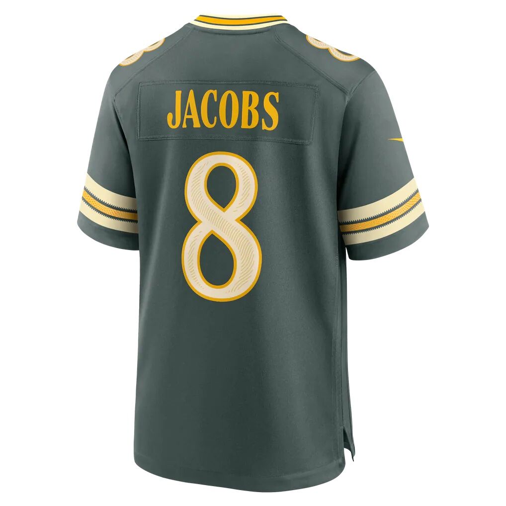 Josh Jacobs Green Bay Packers Nike 2026 Rivalries Collection Game Jersey