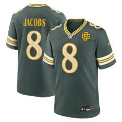 Josh Jacobs Green Bay Packers Nike 2026 Rivalries Collection Game Jersey - Green - Front View