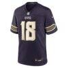 Justin Jefferson Minnesota Vikings Nike 2026 Rivalries Collection Game Jersey - Purple - Alt1
