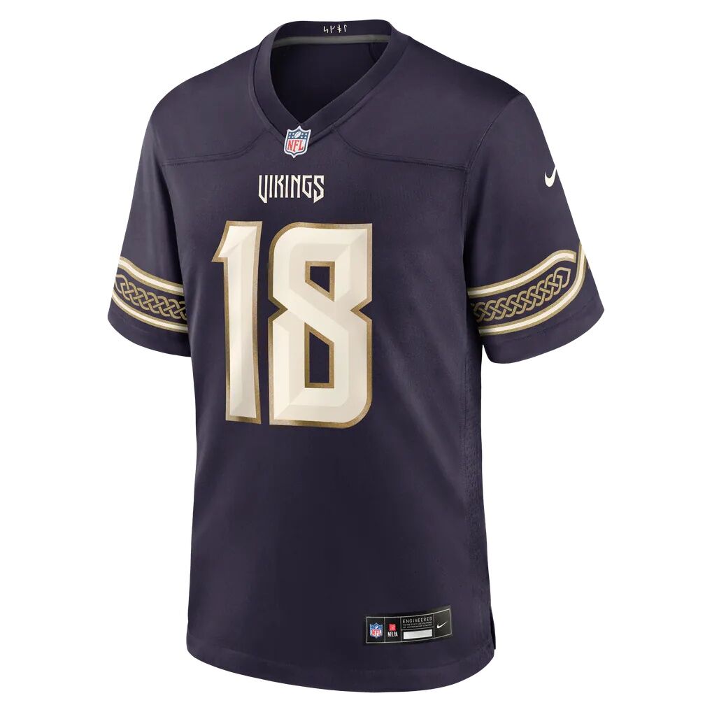 Justin Jefferson Minnesota Vikings Nike 2026 Rivalries Collection Game Jersey