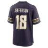 Justin Jefferson Minnesota Vikings Nike 2026 Rivalries Collection Game Jersey - Purple - Alt2