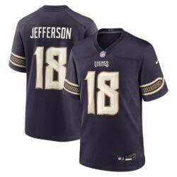 Justin Jefferson Minnesota Vikings Nike 2026 Rivalries Collection Game Jersey - Purple - Front View