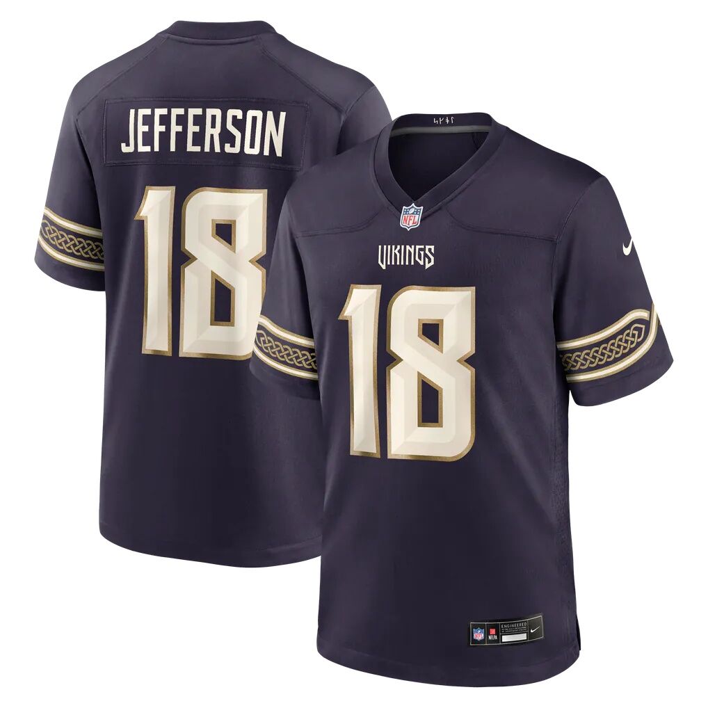 Justin Jefferson Minnesota Vikings Nike 2026 Rivalries Collection Game Jersey
