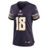 Justin Jefferson Minnesota Vikings Nike Women's 2026 Rivalries Collection Game Jersey - Purple - Alt1