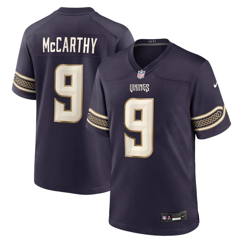 J.J McCarthy Minnesota Vikings Nike 2026 Rivalries Collection Game Jersey
