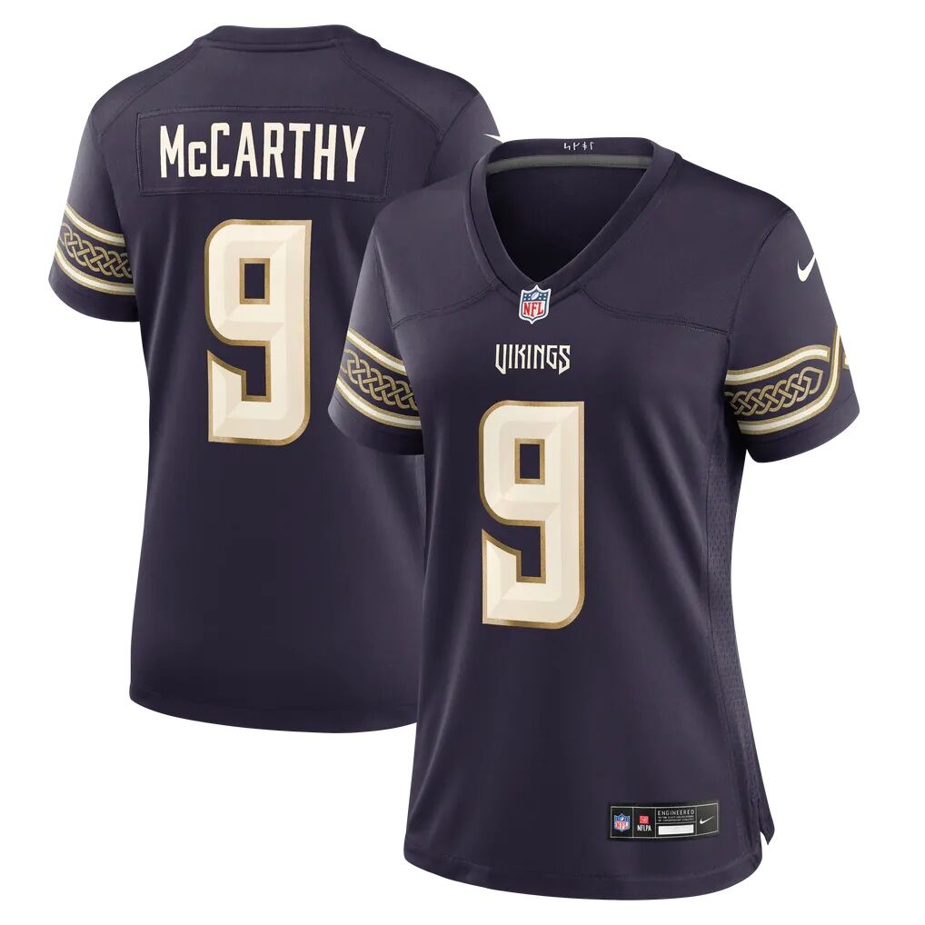 J.J McCarthy Minnesota Vikings Nike Women's 2026 Rivalries Collection Game Jersey
