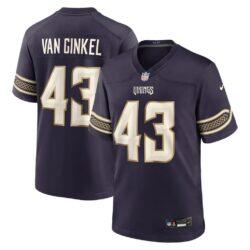 Andrew Van Ginkel Minnesota Vikings Nike 2026 Rivalries Collection Game Jersey - Purple - Front View