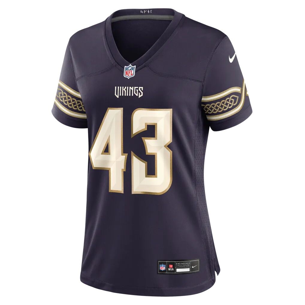 Andrew Van Ginkel Minnesota Vikings Nike Women's 2026 Rivalries Collection Game Jersey
