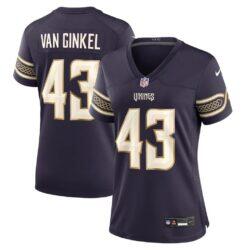 Andrew Van Ginkel Minnesota Vikings Nike Women's 2026 Rivalries Collection Game Jersey - Purple - Front View