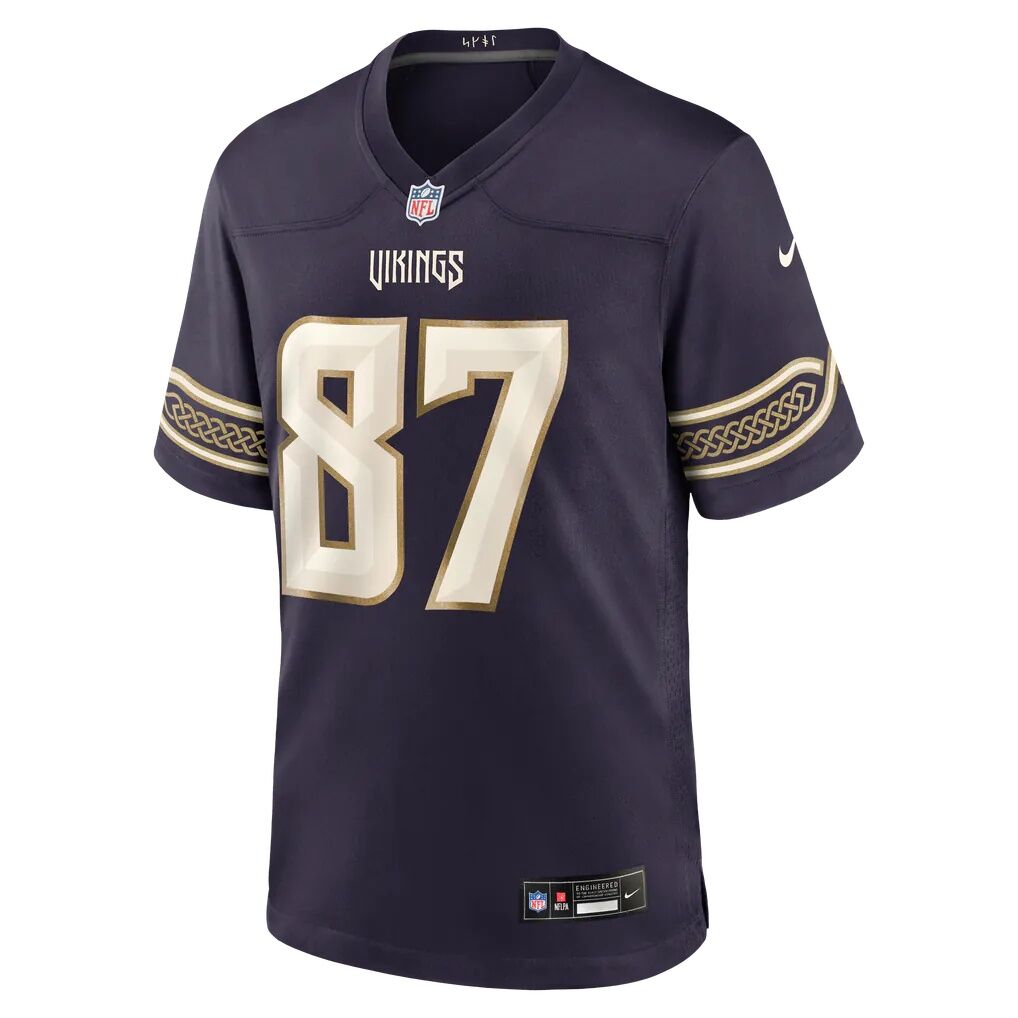 T.J. Hockenson Minnesota Vikings Nike 2026 Rivalries Collection Game Jersey
