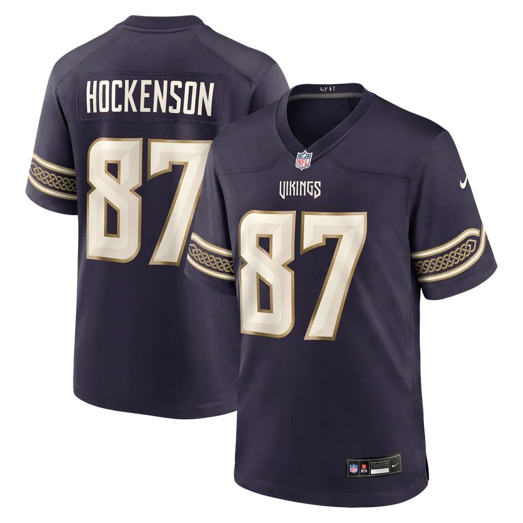 T.J. Hockenson Minnesota Vikings Nike 2026 Rivalries Collection Game Jersey