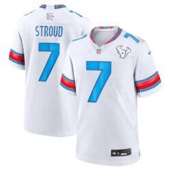 C.J. Stroud Houston Texans Nike 2026 Rivalries Collection Game Jersey - White - Front View