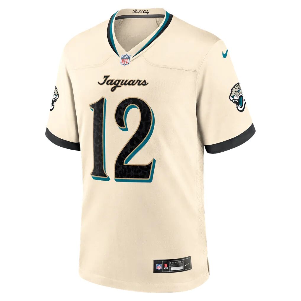 Travis Hunter Jacksonville Jaguars Nike 2026 Rivalries Collection Game Jersey - Natural