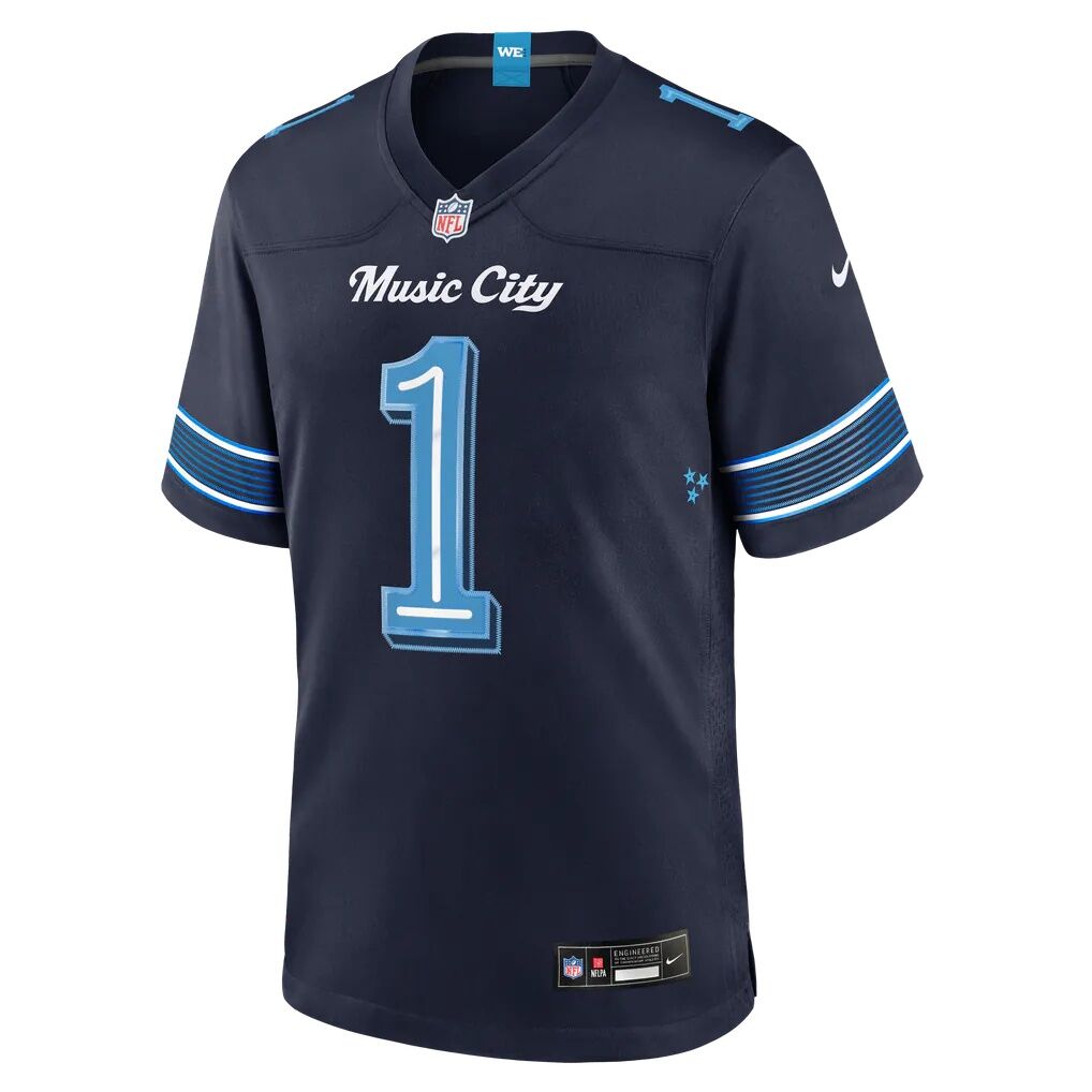 Cameron Ward Tennessee Titans Nike 2026 Rivalries Collection Game Jersey