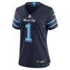 Cameron Ward Tennessee Titans Nike Women's 2026 Rivalries Collection Game Jersey - Navy - Side View