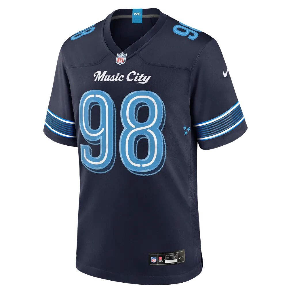 Jeffery Simmons Tennessee Titans Nike 2026 Rivalries Collection Game Jersey