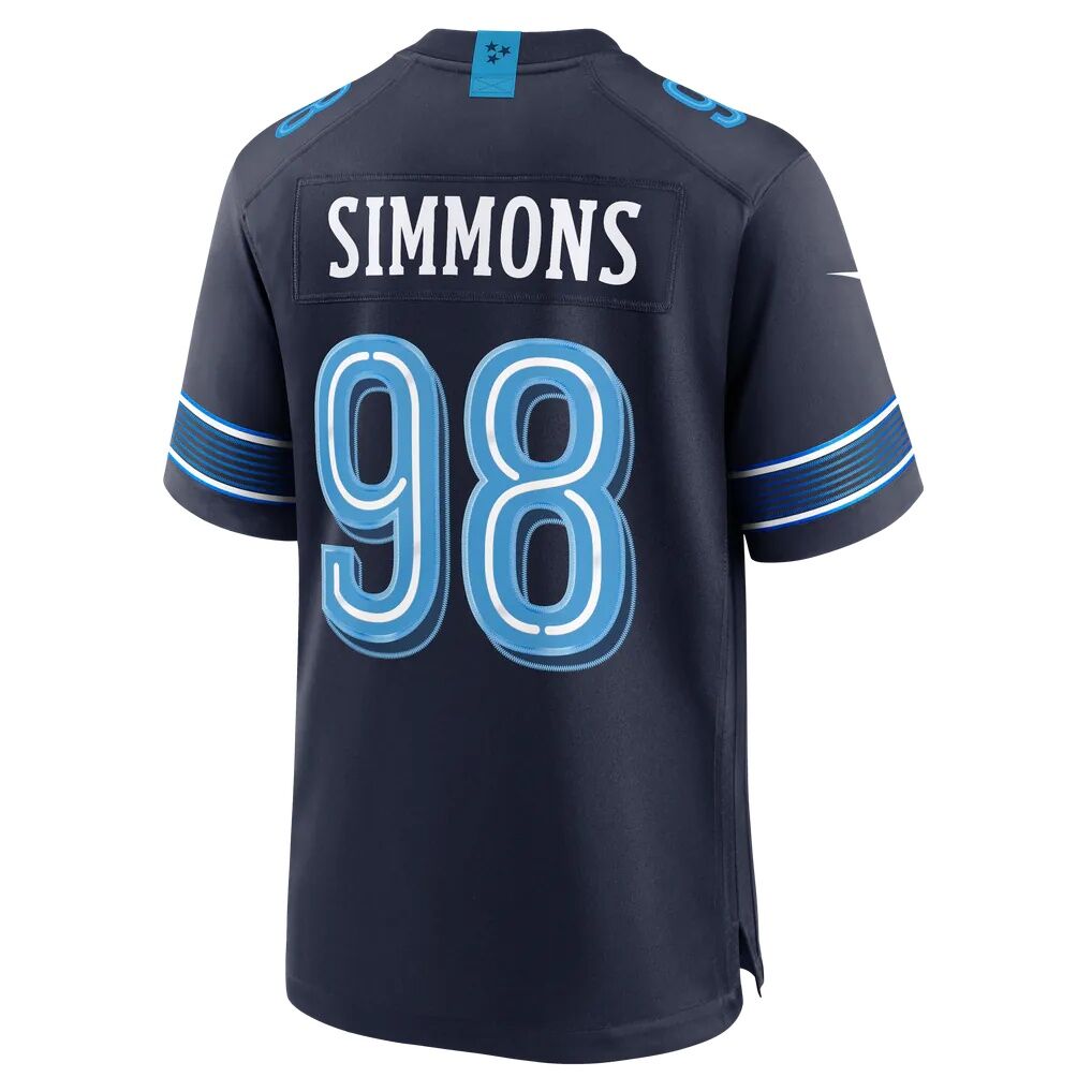 Jeffery Simmons Tennessee Titans Nike 2026 Rivalries Collection Game Jersey