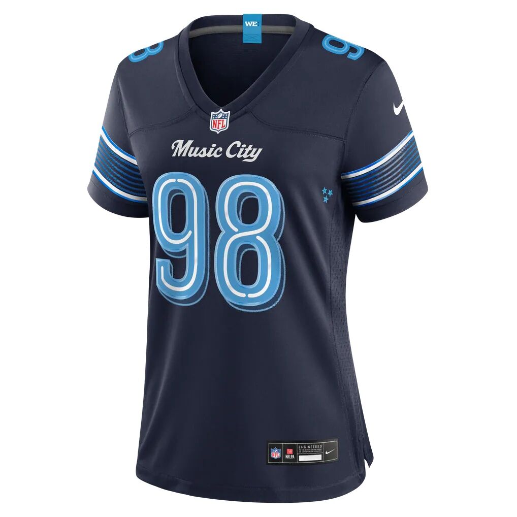 Jeffery Simmons Tennessee Titans Nike Women's 2026 Rivalries Collection Game Jersey